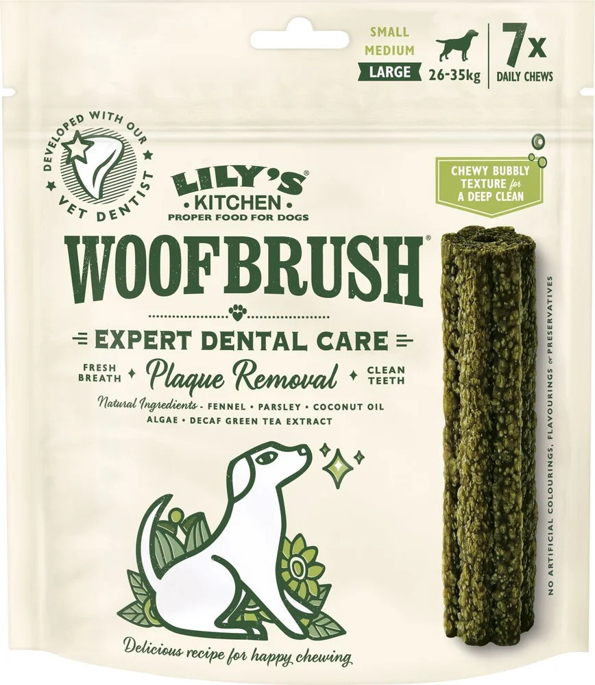 Lily´s Kitchen Woofbrush til daglig tannpleie, large – 7 stk. v:3892764