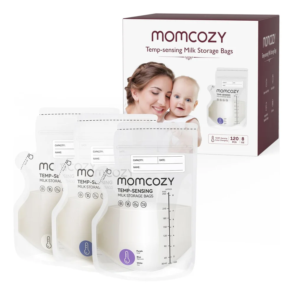 Momcozy Oppbevaringsposer for Brystmelk med helletut – 120 stk. – 1 stk. v:8641019 Momcozy Oppbevaringsposer for Brystmelk med helletut – 120 stk. – 1 stk. v:8641019
