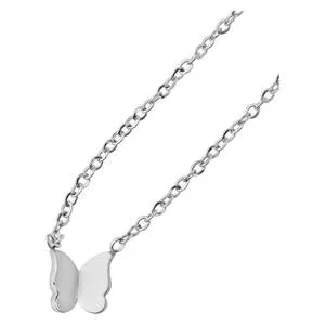 Muli Collection Butterfly Necklace Silver v:3882723