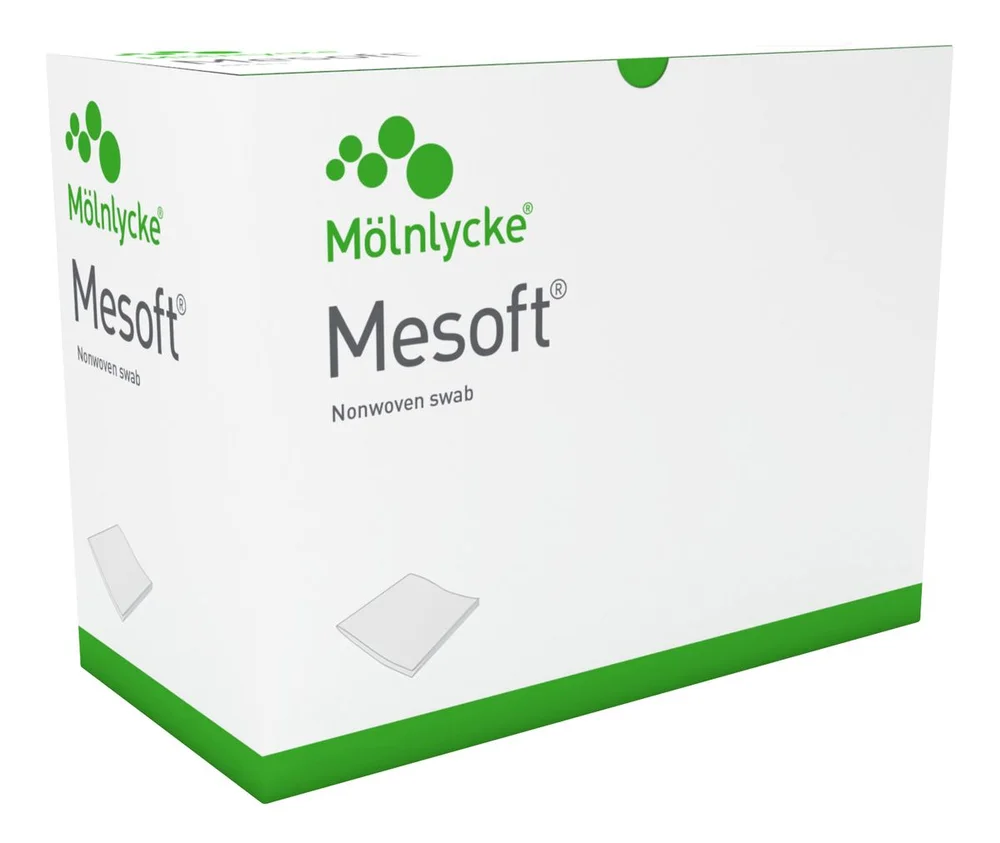 Mesoft kompress usterile 7,5×7,5cm – 100 stk v:1250657