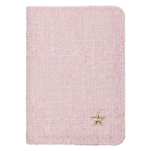 DARK Tweed Passport Cover Cotton Candy v:1134732