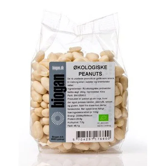 Biogan Peanøtt rå Ø – 200 gram v:7381388 Biogan Peanøtt rå Ø – 200 gram v:7381388