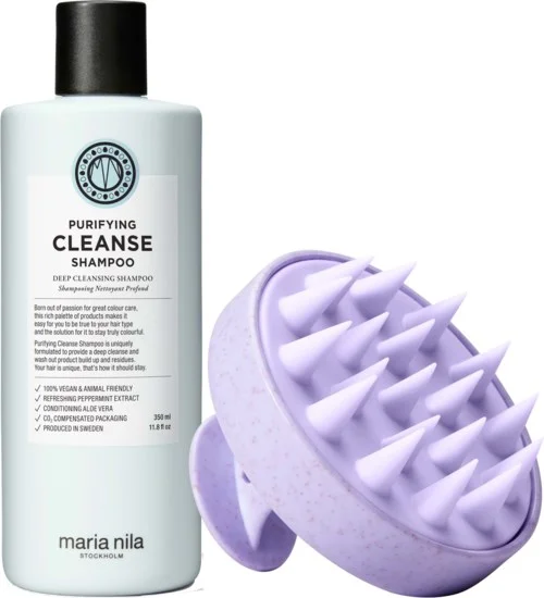 maria nila Purifying Cleanse Bundle Shampoo 350 ml & Scalp Brush v:6290983 maria nila Purifying Cleanse Bundle Shampoo 350 ml & Scalp Brush v:6290983