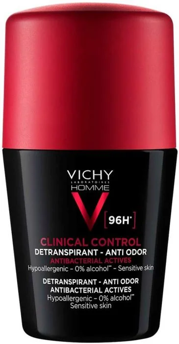 Vichy Homme 96H Clinical Control Deo Antiperspirant med parfyme 50 ml v:9390124