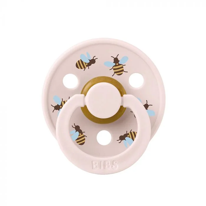 BIBS Pacifier Studio Colour Bumblebee Friends Latex Size 2 Petal 1 stk v:9033281