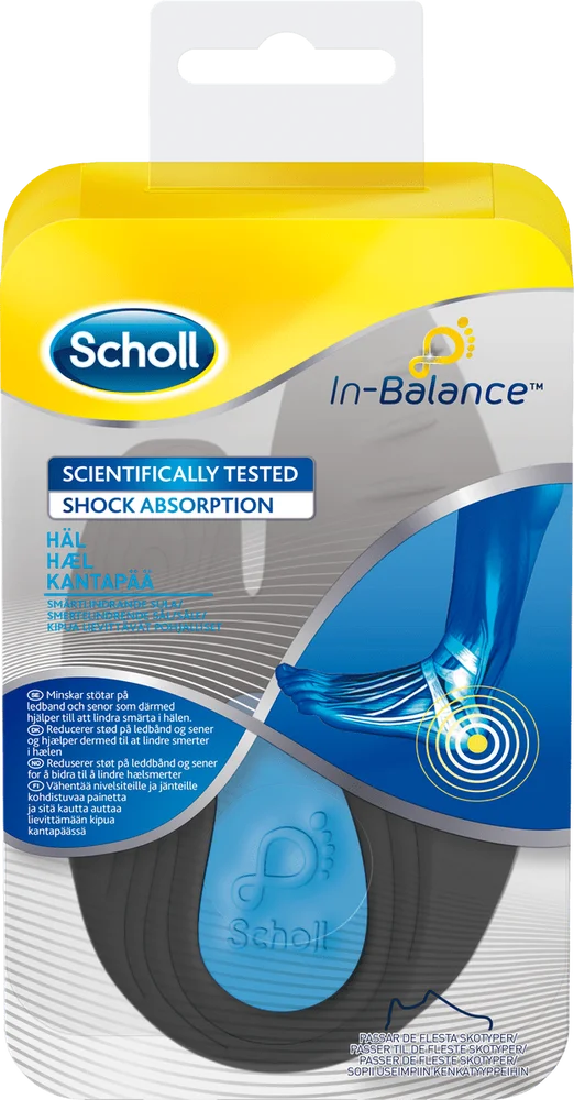 Dr. Scholl’s smertelindrende hælinnlegg – 1 par v:8005143