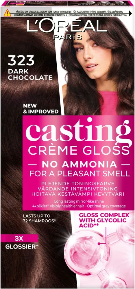 Loreal Paris Casting Crème Gloss 323 Dark Chocolate v:9868721 Loreal Paris Casting Crème Gloss 323 Dark Chocolate v:9868721