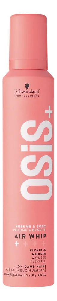 Schwarzkopf OSIS+ Air Whip Flexible Mousse – 200 ml. v:5464406 Schwarzkopf OSIS+ Air Whip Flexible Mousse – 200 ml. v:5464406