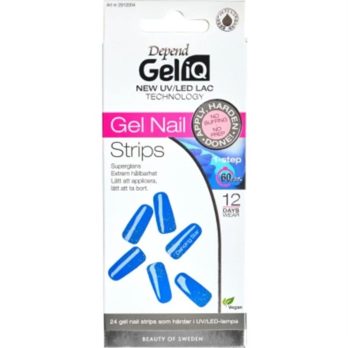 Depend Gel iQ Gel Nail Strips Semi Cured no 4 v:1943699