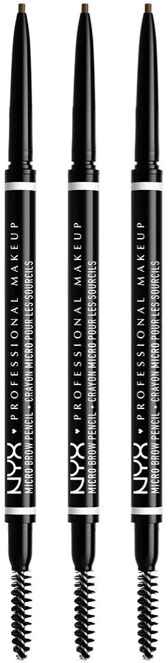 NYX PROFESSIONAL MAKEUP Micro Brow Pencil Ash Brown x 3 v:6287440