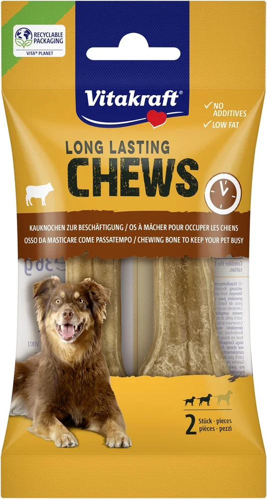 Vitakraft LONG LASTING CHEWS Tyggeben, presset, 8 cm – 2 stk. v:6665852 Vitakraft LONG LASTING CHEWS Tyggeben, presset, 8 cm – 2 stk. v:6665852