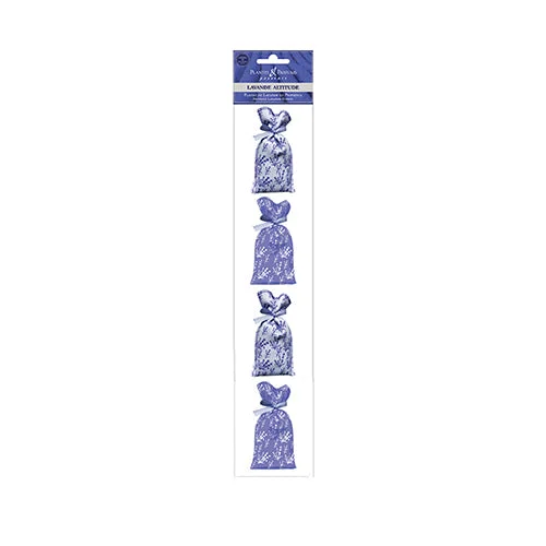 Provence Lavendelposer med Tørket Lavendel, sett med 4x18 g. v:5898803