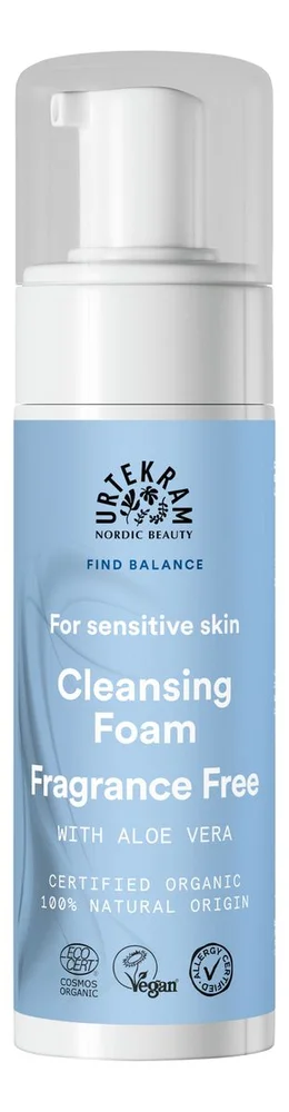 Urtekram Beauty Fragrance Free Sensitive Skin Cleansing Foam - 150 ml. v:7065985