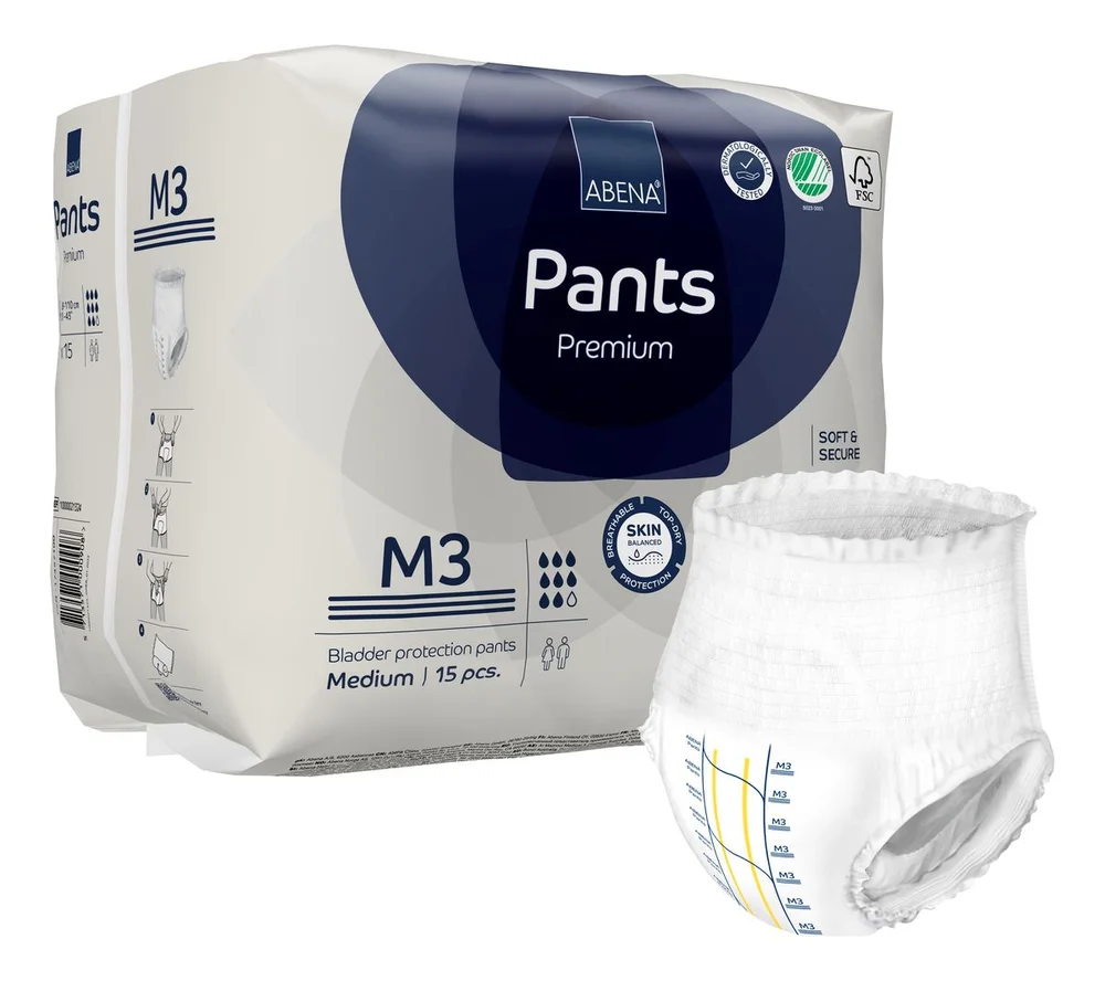 Abena Pants Premium bukseble M3 - 15 stk. v:8036714