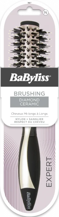 BaByliss Expert Diamond Ceramic Boar Styling Brush Ø24 mm v:8024803
