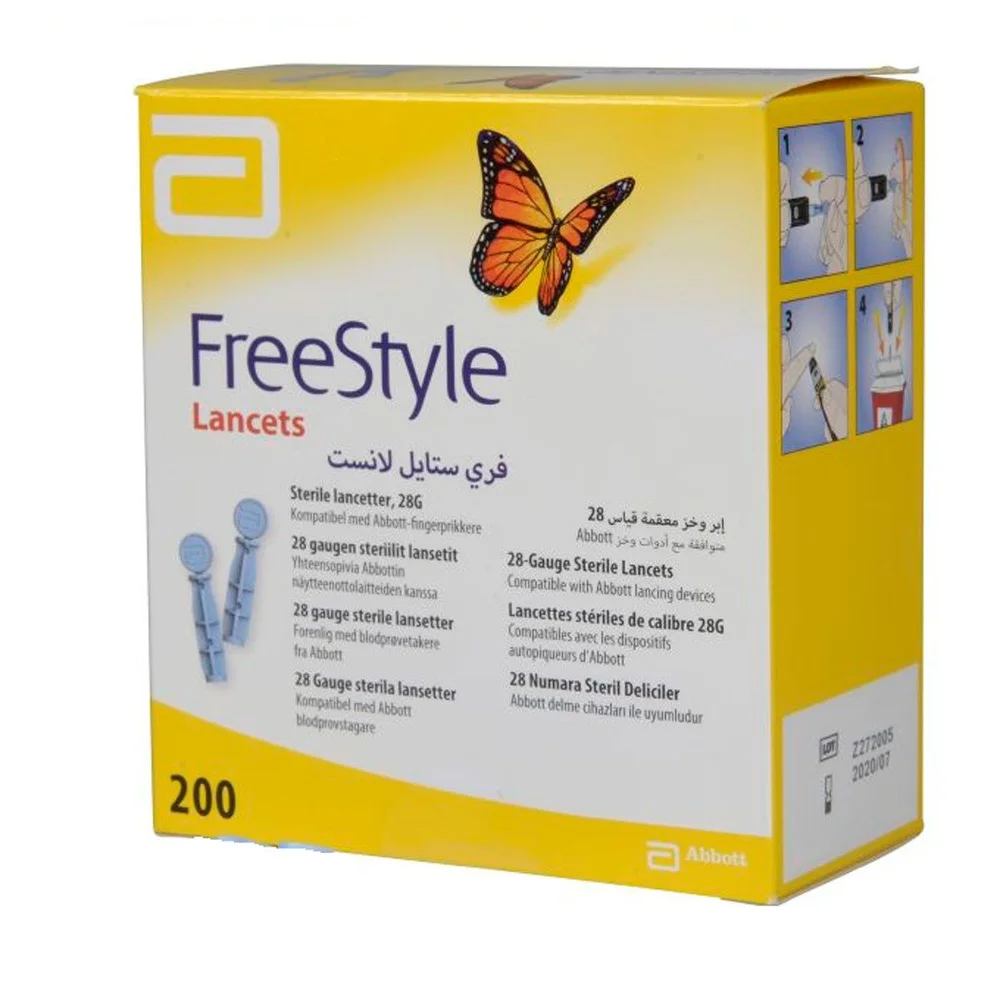 Freestyle Lansetter – 200 stk. v:9553533