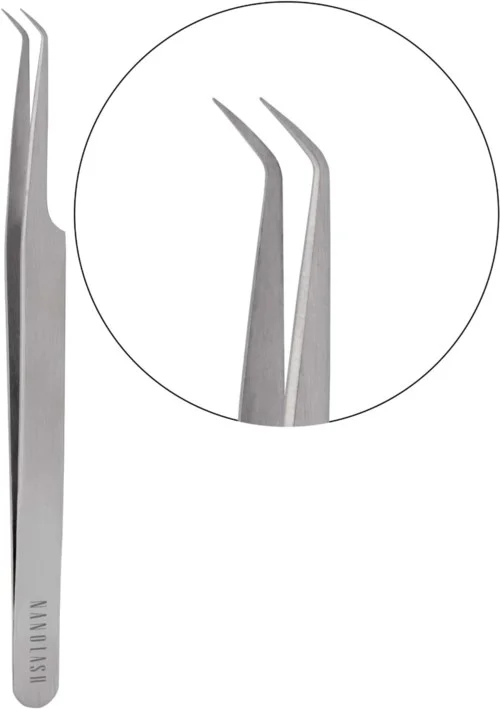 Nanolash Eyelash Tweezers L Shape v:3041590 Nanolash Eyelash Tweezers L Shape v:3041590