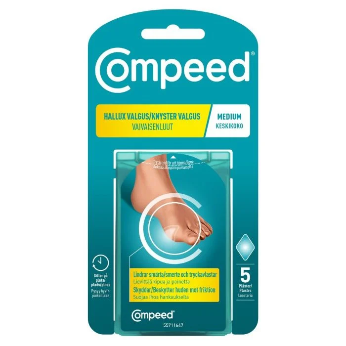 Compeed Hallux Valgus Plaster 5 stk v:6679471 Compeed Hallux Valgus Plaster 5 stk v:6679471