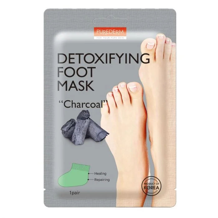PUREDERM Detoxifying Foot Mask CHARCOAL 1 pair/pouch v:6548397 PUREDERM Detoxifying Foot Mask CHARCOAL 1 pair/pouch v:6548397