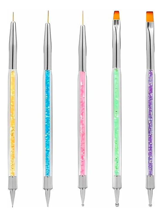 UNIQ Nail Art & Dotting Brushes – 5 stk. v:6984131