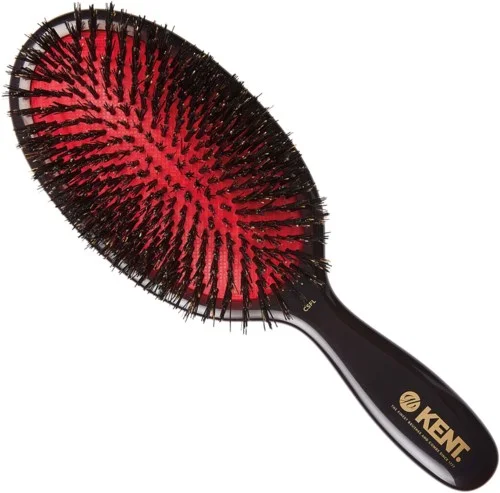 Kent Brushes Classic Shine Large Pure Black Bristle Hairbrush v:5838367 Kent Brushes Classic Shine Large Pure Black Bristle Hairbrush v:5838367