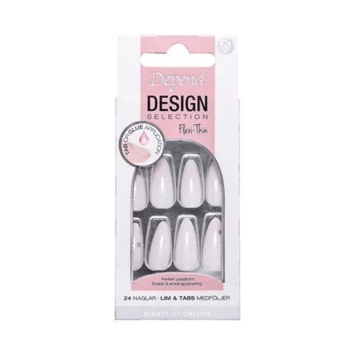 Depend Design Selection Flexi-Thin Pink Ivory Almond v:2872969