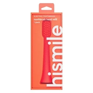 Hismile Toothbrush Head Refill Bright Red 1pcs v:4345168