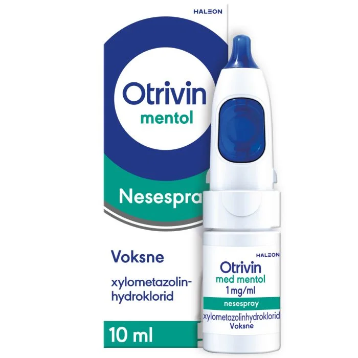 Otrivin mentol nesespray 1 mg/ml 10 ml v:6651303 Otrivin mentol nesespray 1 mg/ml 10 ml v:6651303