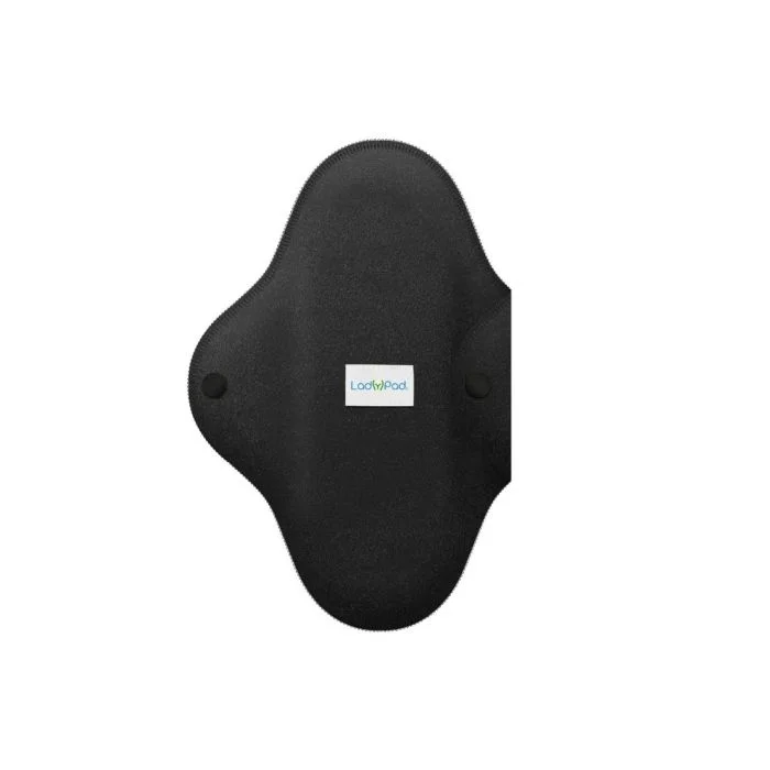 LadyPad Økologiske vaskbare truseinnlegg Pantyliner Black Str. XS – 1pk v:6128109