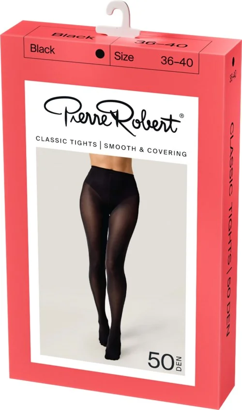 Pierre Robert Classic Tights Smooth & Covering 50 DEN Black 44-48 v:6372952