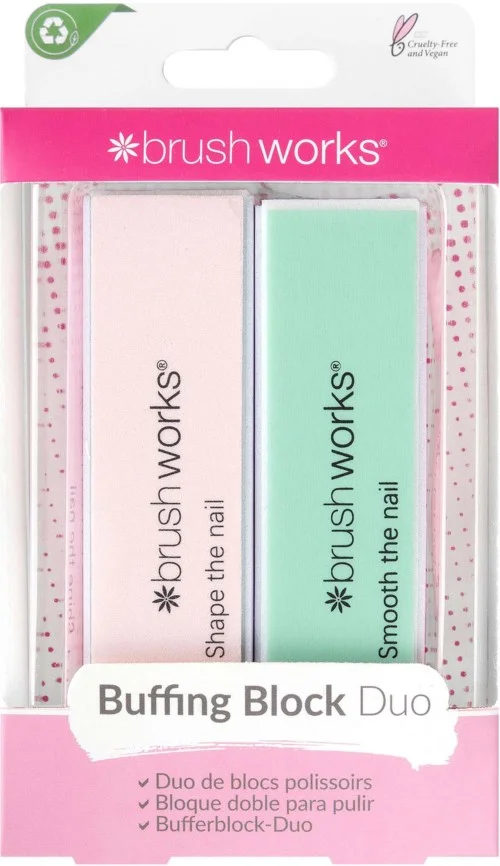 Brushworks Nail Buffing Block Pastel v:1634285 Brushworks Nail Buffing Block Pastel v:1634285