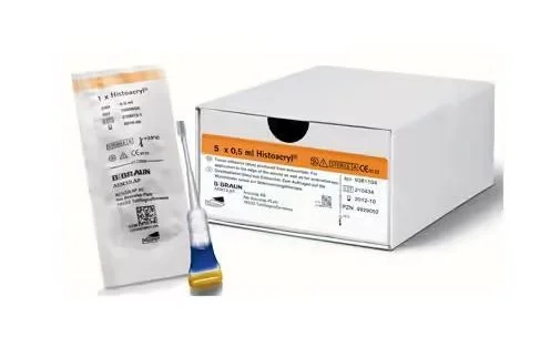 Histoacryl vevslim ampulle 5×0.5 ml v:1223463