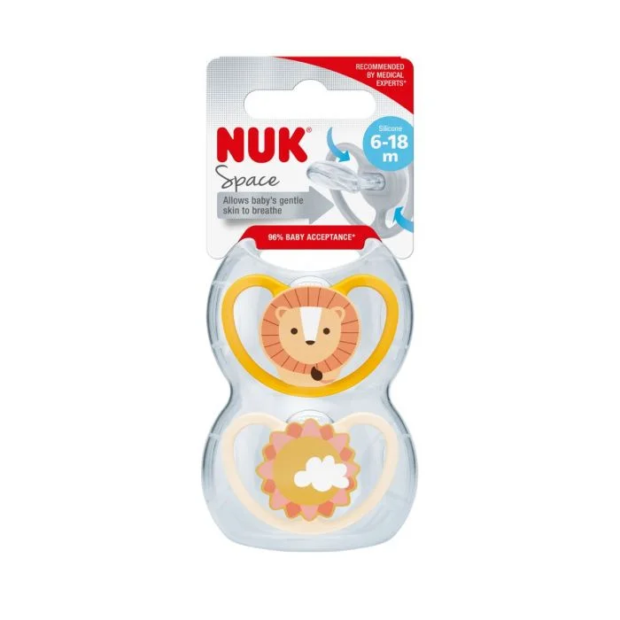 NUK Space Silicon 6-18m – Lion v:6436038 NUK Space Silicon 6-18m – Lion v:6436038