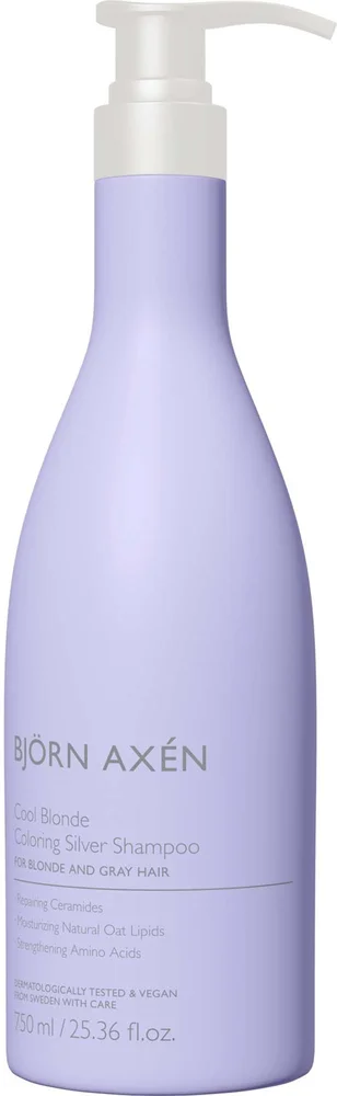Björn Axén Cool Blonde Coloring Silver Shampoo 750 ml v:2859307 Björn Axén Cool Blonde Coloring Silver Shampoo 750 ml v:2859307