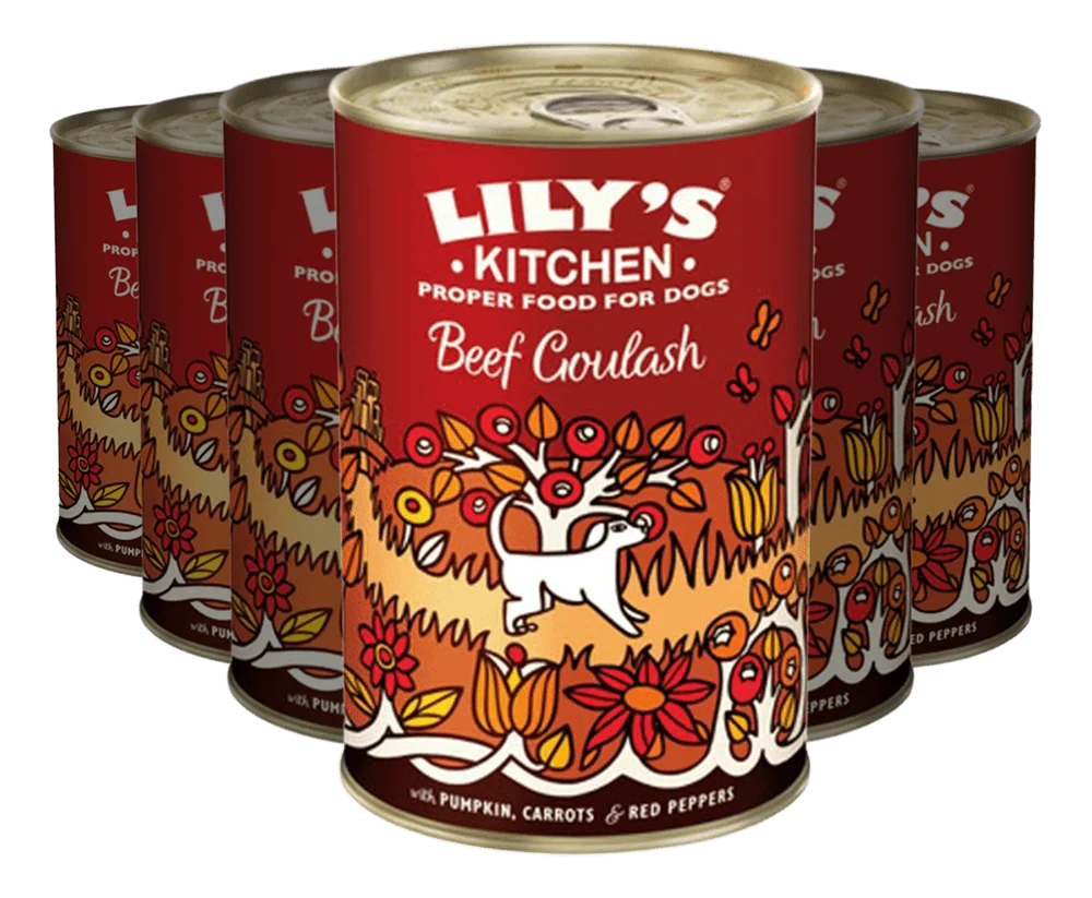 Lily´s Kitchen Våtfor – Beef Goulash Tin – 6×400 g. v:8741486
