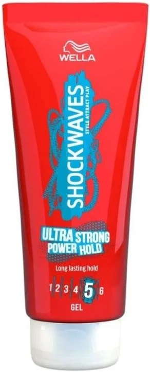 Wella Styling Wella Shockwaves Ultra Strong Hold Gel 200 ml v:3578618