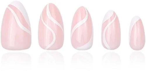 DUFFBEAUTY Instant Pro Press-On Manicure Milky Swirl v:3483522 DUFFBEAUTY Instant Pro Press-On Manicure Milky Swirl v:3483522