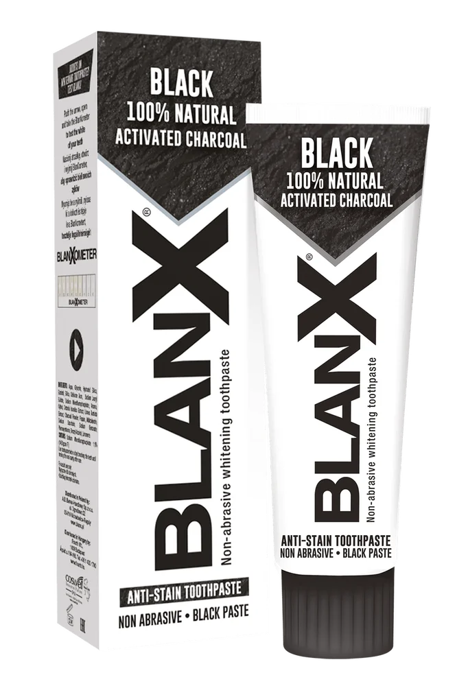 BlanX Black Charcoal tannkrem – 75 ml v:8467521