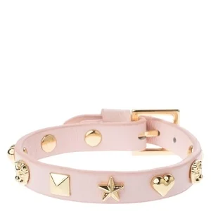 DARK Leather Sign Stud Bracelet Pale Rose v:4701419 DARK Leather Sign Stud Bracelet Pale Rose v:4701419