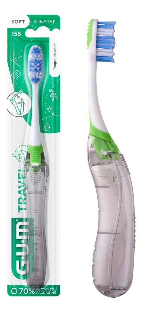 Gum Ortho Travel reisetannbørste v:8495289