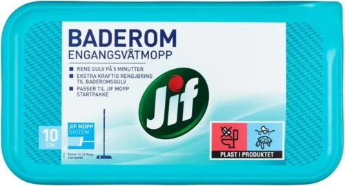 Jif Engangsvåtmopp Baderom v:2118990