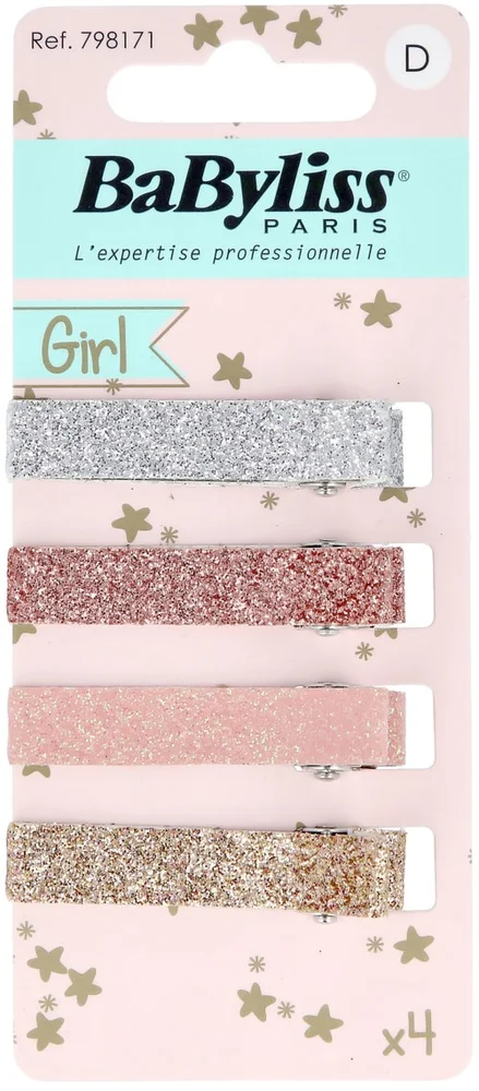 BaByliss Paris Accessories Hair Clips Glitter Kids 4 pcs v:4214699