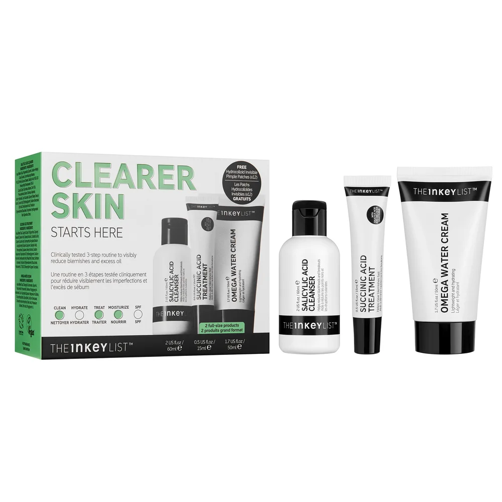Clearer Skin Starts Here 60 ml + 50 ml + 15 ml – The INKEY List v:7603222