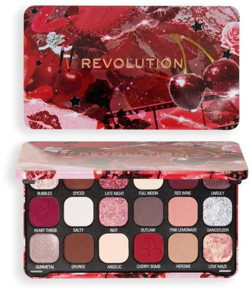 Revolution Beauty London Forever Flawless Palette Cherry Rebel Red v:9469951