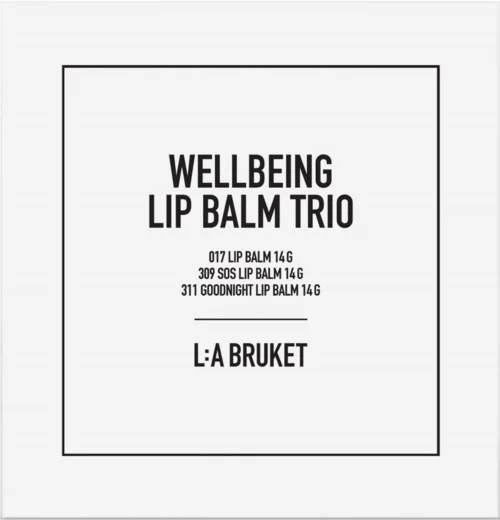 L:a Bruket 325 Wellbeing Lip Balm Trio 42 g v:6820996
