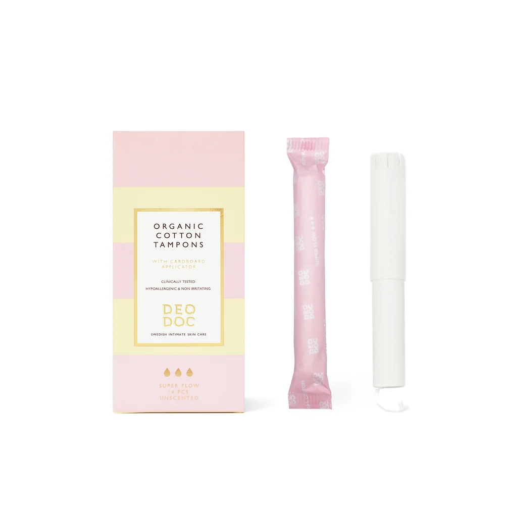 DeoDoc 100% Cotton Tampons med applikator v:4612720