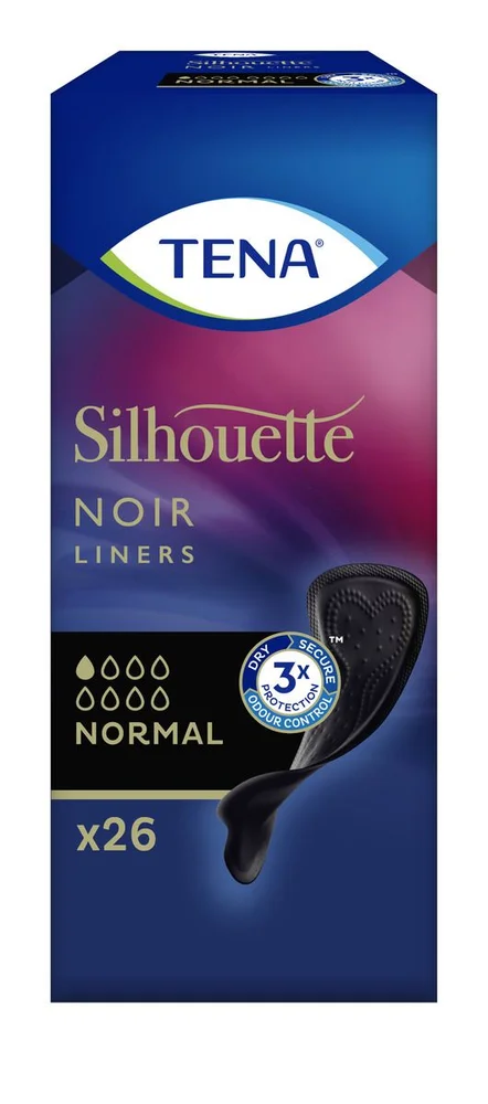 TENA Silhouette Noir Normal Inkontinens Truseinnlegg - 26 stk. v:3756489
