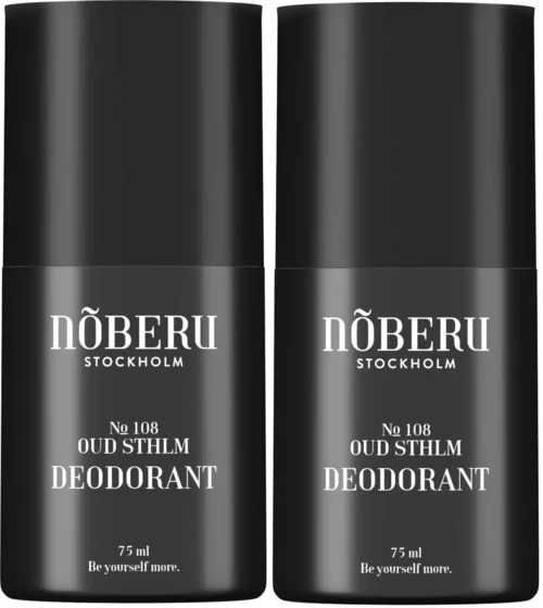 Nõberu of Sweden Bundle Deodorant No 108 Oud STHLM 75 ml x 2 v:1043743 Nõberu of Sweden Bundle Deodorant No 108 Oud STHLM 75 ml x 2 v:1043743