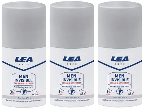 LEA Men Invisible Dermo Protection Deo Roll On 50 ml x 3 v:8816837