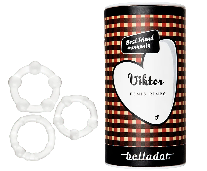 Belladot Viktor penisringer – 3 størrelser v:3405092 Belladot Viktor penisringer – 3 størrelser v:3405092
